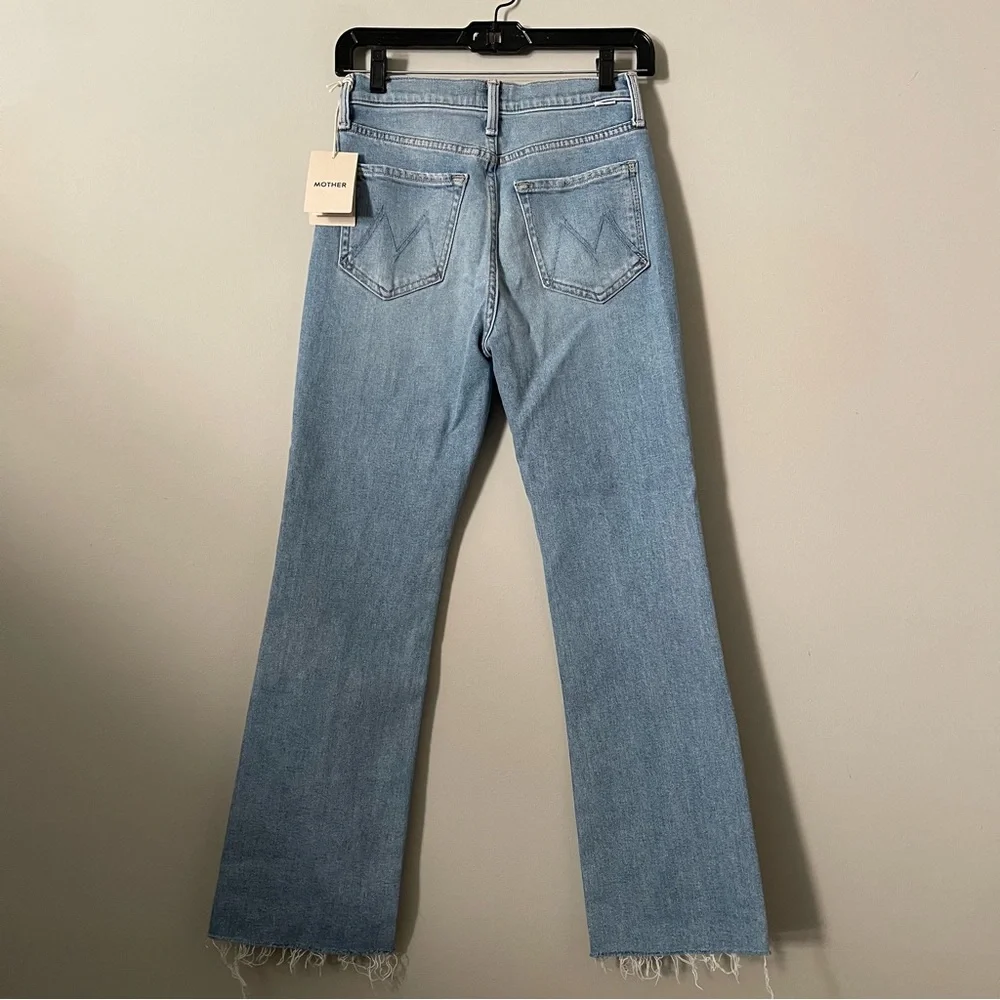 MOTHER The Tripper Flood Fray Jeans Size 25 NWT